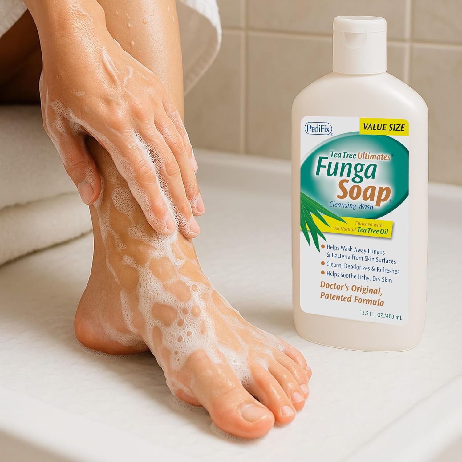 Fungasoap Cleansing Wash - 13.5 Fl. Oz (Packaging May Vary)